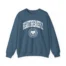 Mitski Heartbreaker University Unisex Heavy Blend™ Crewneck Sweatshirt Indigo Blue