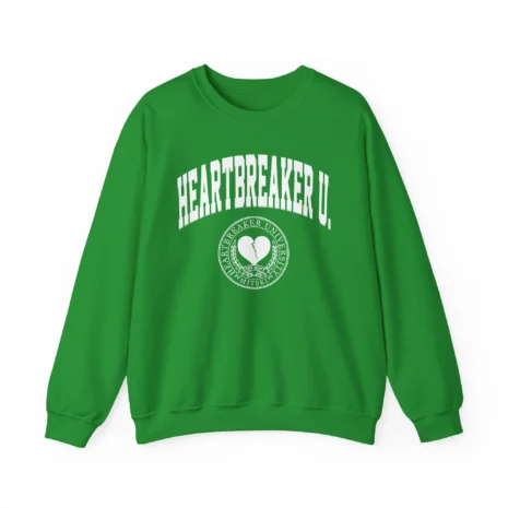 Mitski Heartbreaker University Unisex Heavy Blend™ Crewneck Sweatshirt Irish Green Mitski Heartbreaker University Unisex Heavy Blend™ Crewneck Sweatshirt Irish Green