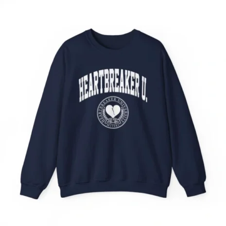 Mitski Heartbreaker University Unisex Heavy Blend™ Crewneck Sweatshirt Navy Mitski Heartbreaker University Unisex Heavy Blend™ Crewneck Sweatshirt Navy