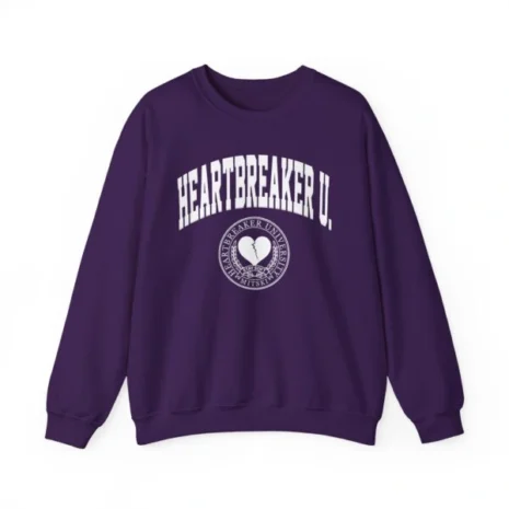 Mitski Heartbreaker University Unisex Heavy Blend™ Crewneck Sweatshirt Purple Mitski Heartbreaker University Unisex Heavy Blend™ Crewneck Sweatshirt Purple