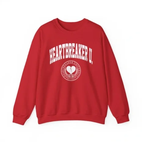 Mitski Heartbreaker University Unisex Heavy Blend™ Crewneck Sweatshirt Red Mitski Heartbreaker University Unisex Heavy Blend™ Crewneck Sweatshirt Red