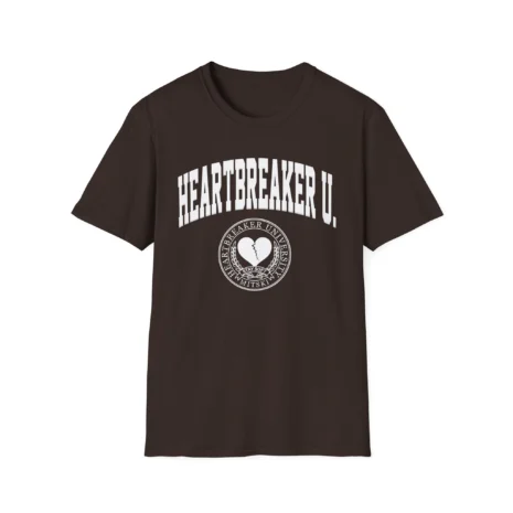 Mitski Heartbreaker University Unisex Softstyle T-Shirt Dark Chocolate Mitski Heartbreaker University Unisex Softstyle T-Shirt Dark Chocolate