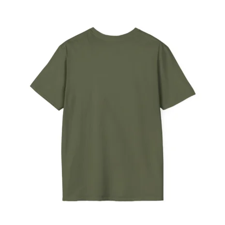 Mitski Heartbreaker University Unisex Softstyle T-Shirt Military Green Back Side Mitski Heartbreaker University Unisex Softstyle T-Shirt Military Green Back Side