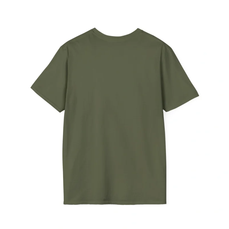Mitski Heartbreaker University Unisex Softstyle T-Shirt Military Green Back Side