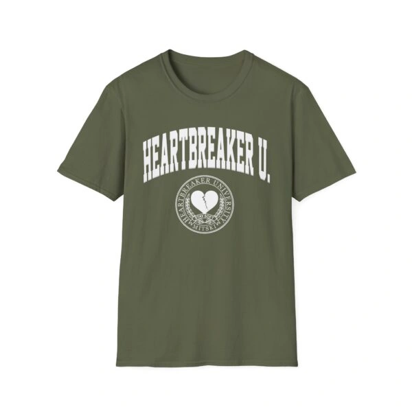 Mitski Heartbreaker University Unisex Softstyle T-Shirt Military Green