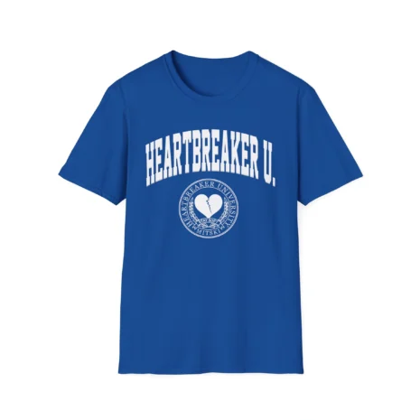Mitski Heartbreaker University Unisex Softstyle T-Shirt Royal Mitski Heartbreaker University Unisex Softstyle T-Shirt Royal