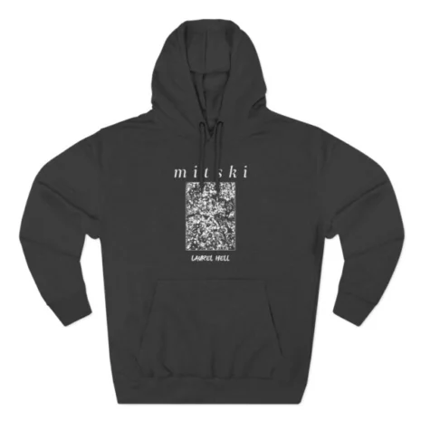 Mitski Laurel Hell Three-Panel Fleece Hoodie Charcoal Heather Mitski Laurel Hell Three-Panel Fleece Hoodie Charcoal Heather