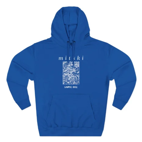 Mitski Laurel Hell Three-Panel Fleece Hoodie Royal Blue