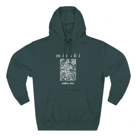 Mitski Laurel Hell Three-Panel Fleece Hoodie Sports Green Mitski Laurel Hell Three-Panel Fleece Hoodie Sports Green