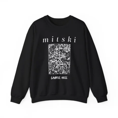 Mitski Laurel Hell Unisex Heavy Blend™ Crewneck Sweatshirt Black Mitski Laurel Hell Unisex Heavy Blend™ Crewneck Sweatshirt Black