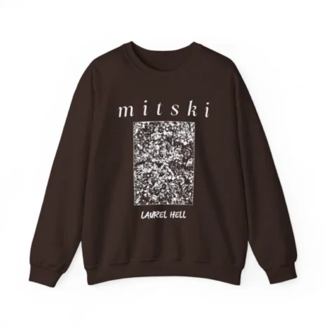 Mitski Laurel Hell Unisex Heavy Blend™ Crewneck Sweatshirt Dark Chocolate Mitski Laurel Hell Unisex Heavy Blend™ Crewneck Sweatshirt Dark Chocolate
