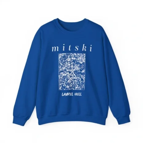 Mitski Laurel Hell Unisex Heavy Blend™ Crewneck Sweatshirt Royal Mitski Laurel Hell Unisex Heavy Blend™ Crewneck Sweatshirt Royal