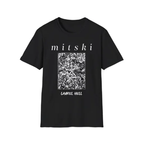 Mitski Laurel Hell Unisex Softstyle T-Shirt Black Mitski Laurel Hell Unisex Softstyle T-Shirt Black