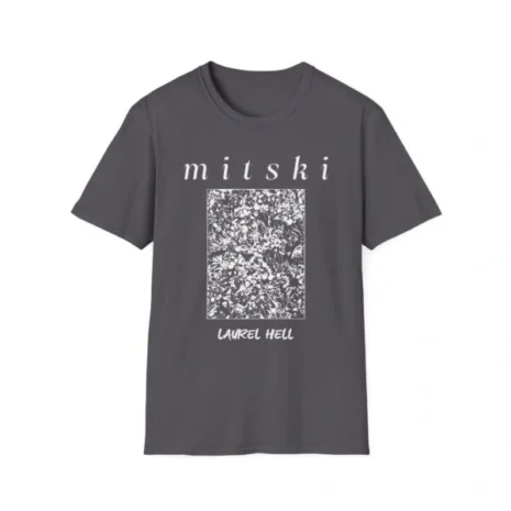 Mitski Laurel Hell Unisex Softstyle T-Shirt Charcoal Mitski Laurel Hell Unisex Softstyle T-Shirt Charcoal