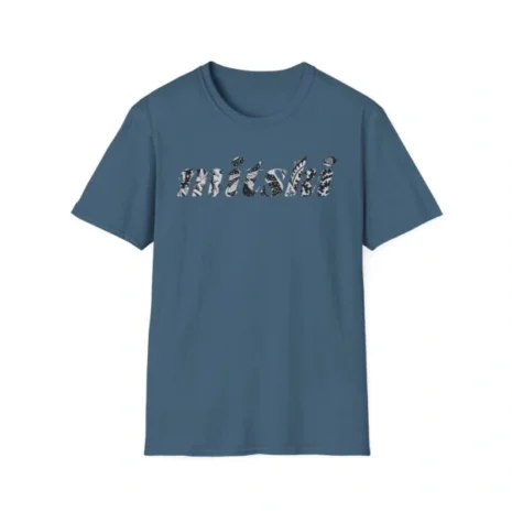 Mitski Logo Unisex Softstyle T-Shirt Indigo Blue Mitski Logo Unisex Softstyle T-Shirt Indigo Blue