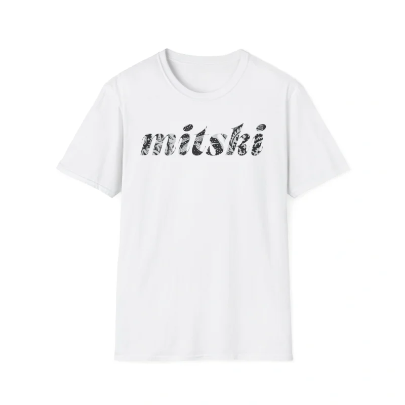 Mitski Logo Unisex Softstyle T-Shirt White
