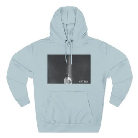 Mitski Lone Light Three-Panel Fleece Hoodie Blue Mist Mitski Lone Light Three-Panel Fleece Hoodie Blue Mist
