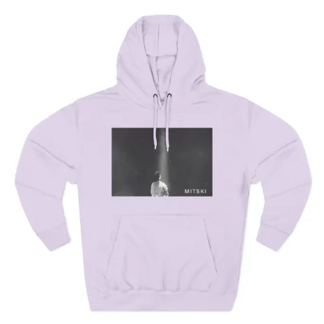 Mitski Lone Light Three-Panel Fleece Hoodie Lilac Mitski Lone Light Three-Panel Fleece Hoodie Lilac
