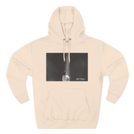 Mitski Lone Light Three-Panel Fleece Hoodie Pale Pink Mitski Lone Light Three-Panel Fleece Hoodie Pale Pink