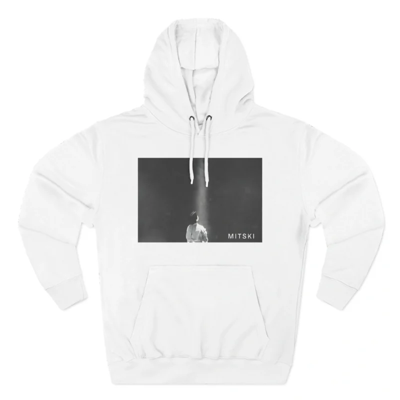 Mitski Lone Light Three-Panel Fleece Hoodie White