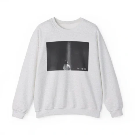 Mitski Lone Light Unisex Heavy Blend™ Crewneck Sweatshirt Ash Mitski Lone Light Unisex Heavy Blend™ Crewneck Sweatshirt Ash