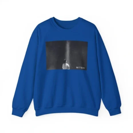 Mitski Lone Light Unisex Heavy Blend™ Crewneck Sweatshirt Royal Mitski Lone Light Unisex Heavy Blend™ Crewneck Sweatshirt Royal