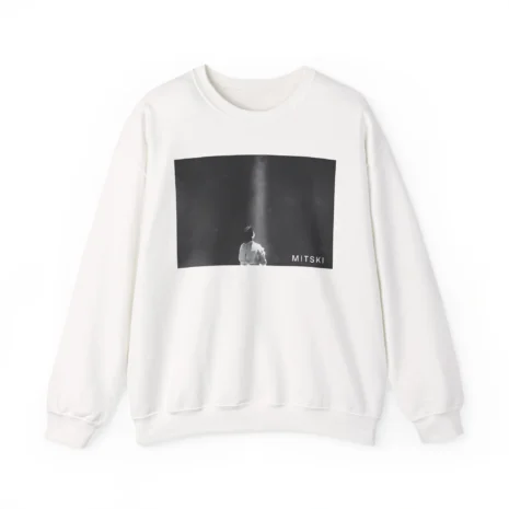 Mitski Lone Light Unisex Heavy Blend™ Crewneck Sweatshirt White