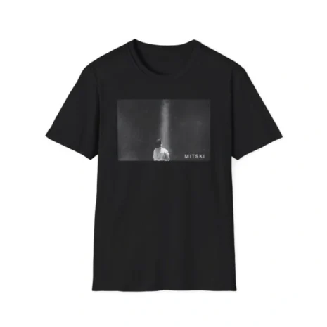 Mitski Lone Light Unisex Softstyle T-Shirt Black Mitski Lone Light Unisex Softstyle T-Shirt Black