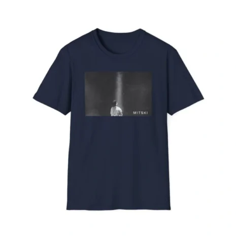 Mitski Lone Light Unisex Softstyle T-Shirt Navy Mitski Lone Light Unisex Softstyle T-Shirt Navy