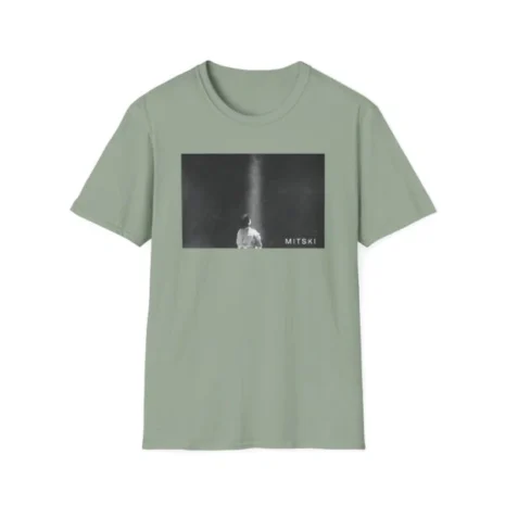Mitski Lone Light Unisex Softstyle T-Shirt Sage Mitski Lone Light Unisex Softstyle T-Shirt Sage