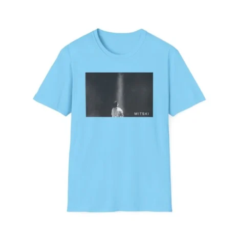 Mitski Lone Light Unisex Softstyle T-Shirt Sky Mitski Lone Light Unisex Softstyle T-Shirt Sky