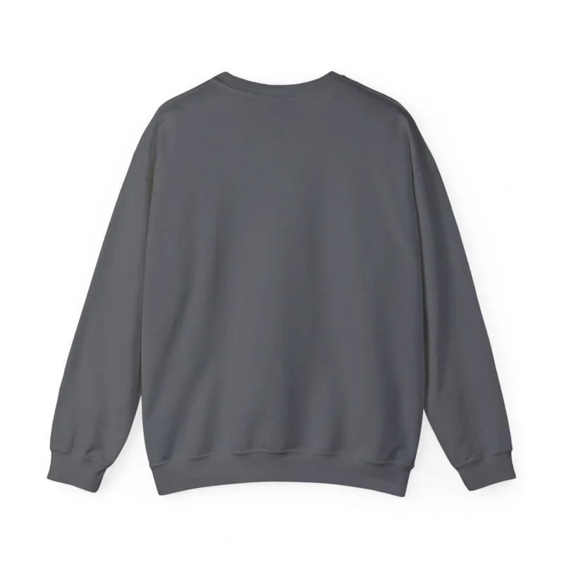 Mitski Love Me More Unisex Heavy Blend™ Crewneck Sweatshirt Charcoal Back Side