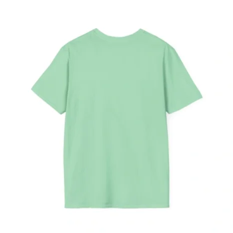 Mitski Love Me More Unisex Softstyle T-Shirt Mint Green Back Side Mitski Love Me More Unisex Softstyle T-Shirt Mint Green Back Side