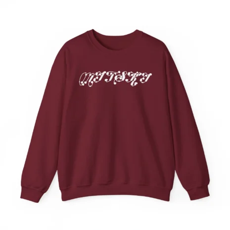 Mitski Midnight Drip Unisex Heavy Blend™ Crewneck Sweatshirt Garnet