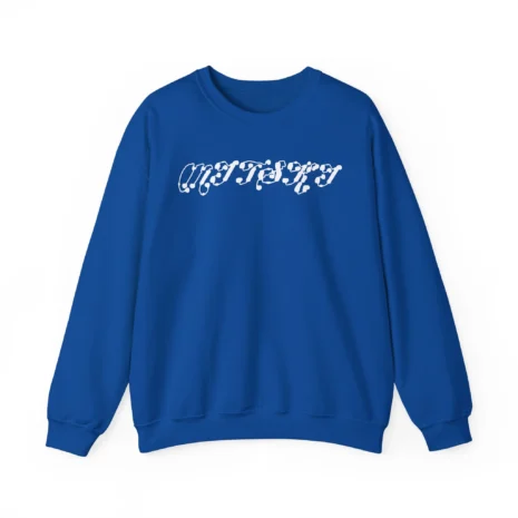 Mitski Midnight Drip Unisex Heavy Blend™ Crewneck Sweatshirt Royal Mitski Midnight Drip Unisex Heavy Blend™ Crewneck Sweatshirt Royal