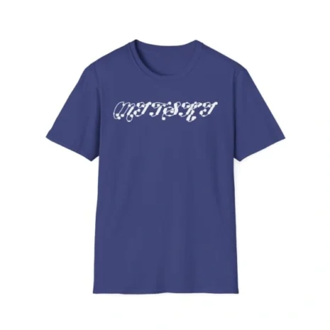 Mitski Midnight Drip Unisex Softstyle T-Shirt Metro Blue Mitski Midnight Drip Unisex Softstyle T-Shirt Metro Blue