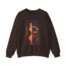 Mitski Midnight Reflection Unisex Heavy Blend™ Crewneck Sweatshirt Dark Chocolate