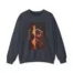 Mitski Midnight Reflection Unisex Heavy Blend™ Crewneck Sweatshirt Heather Sport Dark Navy
