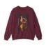 Mitski Midnight Reflection Unisex Heavy Blend™ Crewneck Sweatshirt Maroon