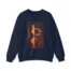 Mitski Midnight Reflection Unisex Heavy Blend™ Crewneck Sweatshirt Navy