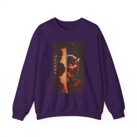 Mitski Midnight Reflection Unisex Heavy Blend™ Crewneck Sweatshirt Purple Mitski Midnight Reflection Unisex Heavy Blend™ Crewneck Sweatshirt Purple
