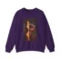 Mitski Midnight Reflection Unisex Heavy Blend™ Crewneck Sweatshirt Purple