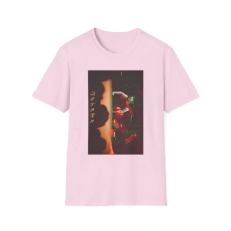 Mitski Midnight Reflection Unisex Softstyle T-Shirt Light Pink Mitski Midnight Reflection Unisex Softstyle T-Shirt Light Pink