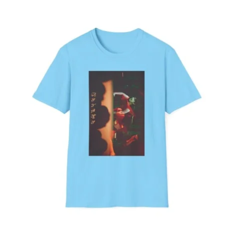 Mitski Midnight Reflection Unisex Softstyle T-Shirt Sky Mitski Midnight Reflection Unisex Softstyle T-Shirt Sky