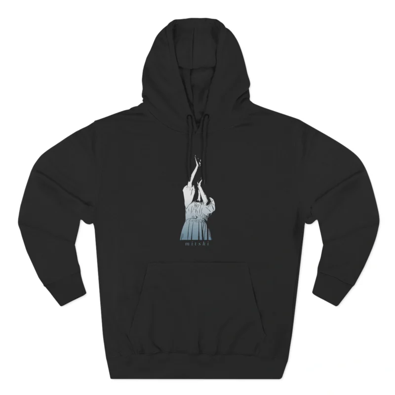 Mitski Motion Three-Panel Fleece Hoodie Black