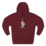 Mitski Motion Three-Panel Fleece Hoodie Burgundy