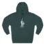 Mitski Motion Three-Panel Fleece Hoodie Sports Green
