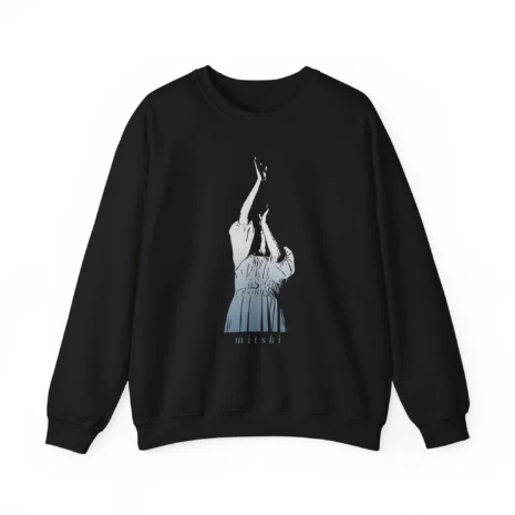 Mitski Motion Unisex Heavy Blend™ Crewneck Sweatshirt Black Mitski Motion Unisex Heavy Blend™ Crewneck Sweatshirt Black