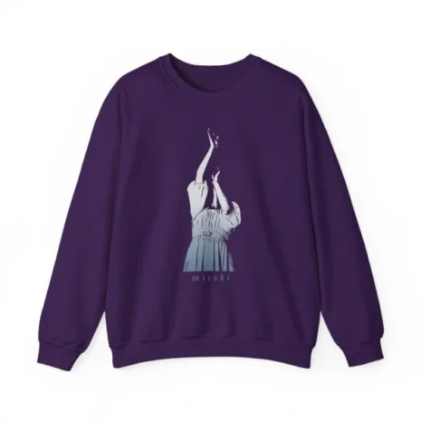 Mitski Motion Unisex Heavy Blend™ Crewneck Sweatshirt Purple Mitski Motion Unisex Heavy Blend™ Crewneck Sweatshirt Purple