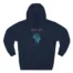 Mitski Mountain Laurel Raglan Three-Panel Fleece Hoodie Navy
